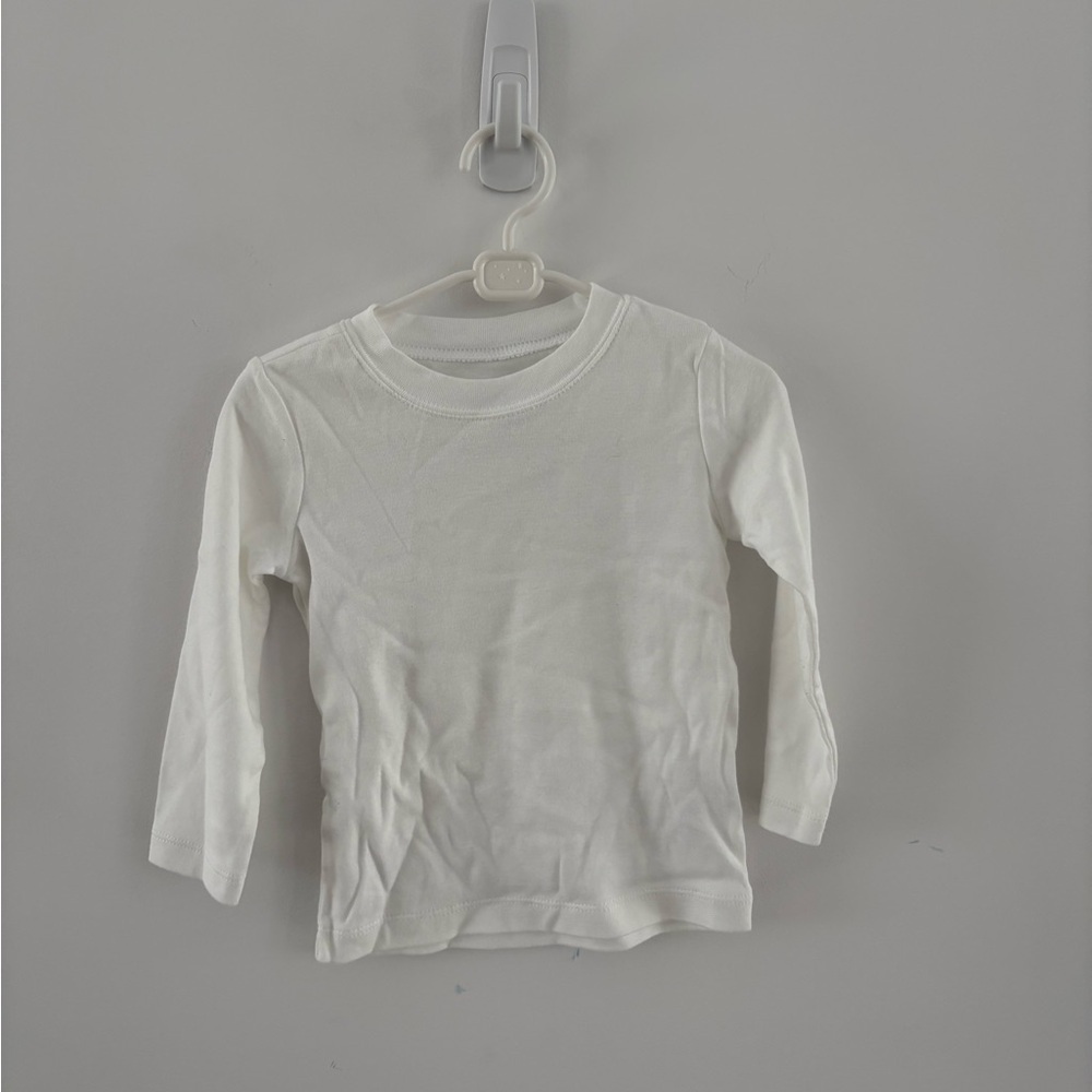 Carter's Soft White Long Sleeve Tee